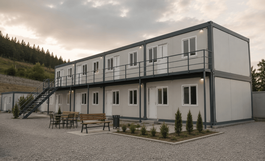 Katlı Prefabrik Şantiye Yapıları